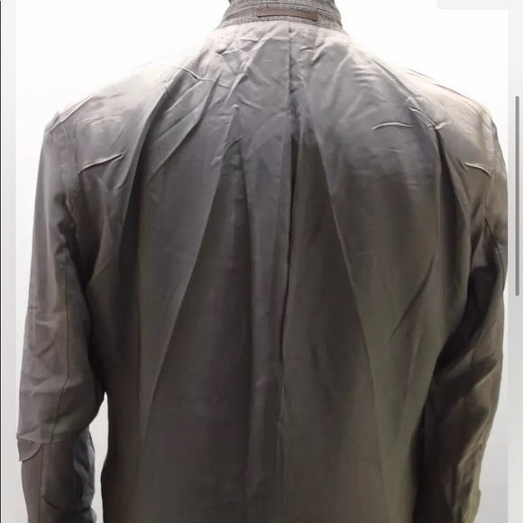 Hugo Boss Men Blazer Cashmere Wool 44R Window Pane plaid Dark Brown 3 Buttons - Picture 3 of 11